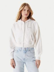 Tommy Jeans Bluza Linear DW0DW21163 Écru Boxy Fit. Bluzy Tommy Jeans, xl, bez wzorów, z bawełny, bez kaptura. Za 429.99 zł.