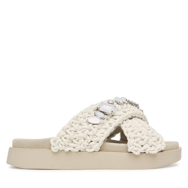 Klapki Inuikii. Białe klapki Inuikii, bez wzorów, bez obcasa. Za 899.99 zł.