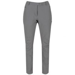 Damskie Spodnie Trekkingowe Highton Stretch. Szare spodnie sportowe Regatta, s, bez wzorów, trekkingowe. Za 223.99 zł.