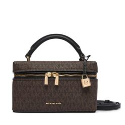 Torebka MICHAEL Michael Kors. Brązowe torebki klasyczne MICHAEL Michael Kors, bez wzorów, bez dodatków. Za 1,019.00 zł.