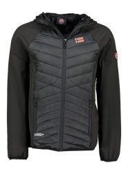 Geographical Norway Kurtka funkcyjna "Tropper" w kolorze czarnym rozmiar: XL. Czarne kurtki sportowe Geographical Norway, xl, bez wzorów, bez kaptura, outdoorowe. Za 148.61 zł.
