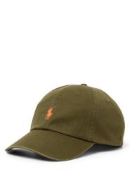 Polo Ralph Lauren czapka z daszkiem Kobiety Bawełna zielony, ONE SIZE. Zielone czapki Polo Ralph Lauren, bez wzorów, z bawełny. Za 329.95 zł.