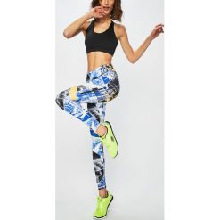Reebok - Legginsy. Niebieskie legginsy Reebok, m, bez wzorów, z dzianiny. W wyprzedaży za 159.90 zł.