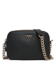 Guess Torebka Noelle II HWZG96 72140 Czarny. Czarne torebki klasyczne Guess, z aplikacjami, ze skóry, bez dodatków. Za 439.99 zł.