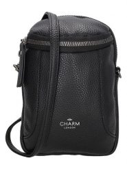 Charm Torebka "New York" w kolorze czarnym - 13 x 19 x 8 cm rozmiar: onesize. Czarne torby na ramię Charm, bez wzorów, z materiału, na ramię, bez dodatków. Za 56.99 zł.