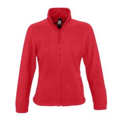 Damska Bluza Polarowa North Fleece Jacket. Czerwone bluzy SOL'S, na zimę, s, bez wzorów, z polaru, bez kaptura. Za 131.99 zł.