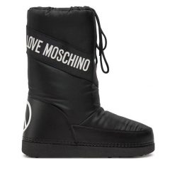 Śniegowce LOVE MOSCHINO. Czarne trapery i śniegowce Love Moschino. Za 579.99 zł.