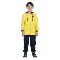 Bluza z bawełna z kaptur na co dzień na siłownię. Niebieskie bluzy LEONE 1947 APPAREL, bez wzorów, z bawełny, bez kaptura. W wyprzedaży za 132.85 zł.