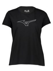 Mizuno Koszulka sportowa "Athletic" w kolorze czarnym rozmiar: L. Czarne koszulki sportowe Mizuno, bez wzorów, z bawełny, bez ramiączek, outdoorowe. Za 85.95 zł.