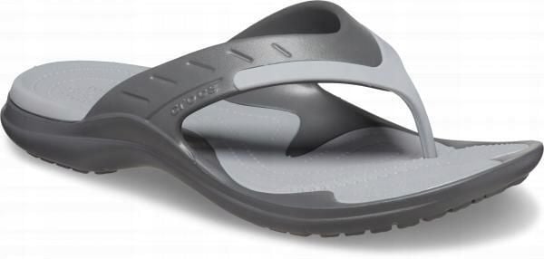 Japonki Dla Dorosłych Crocs Modi Sport Flip. Niebieskie klapki Crocs, bez wzorów, z materiału, bez obcasa. Za 109.99 zł.