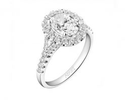 Pierścionek z białego złota z diamentami – VS2/G - 2,15 ct - próba 750. Białe pierścionki Apart, z diamentem, złote. Za 139,000.00 zł.