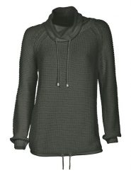 Heine Sweter w kolorze khaki rozmiar: 40/42. Brązowe swetry Heine, bez wzorów, z bawełny, bez ramiączek. Za 57.20 zł.