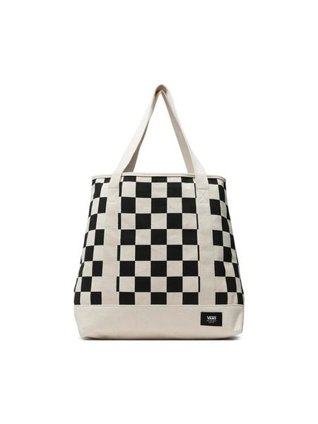 Vans Torebka Pergs Tote VN0A7PQE3KS1 Beżowy. Brązowe shopper Vans, bez wzorów, z materiału, bez dodatków. Za 207.99 zł.