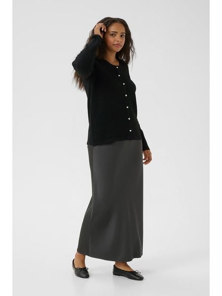 KAFFE curve Kardigan w kolorze czarnym rozmiar: M. Czarne kardigany KAFFE curve, m, bez wzorów. Za 130.99 zł.