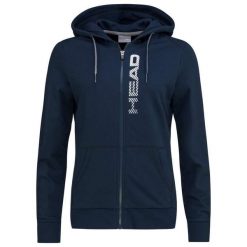 Bluza z kapturem damska Club Greta. Niebieskie bluzy Head, s, bez wzorów, z bawełny, z kapturem. Za 302.60 zł.