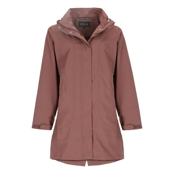 Parka dla kobiet Pro-X Elements Clarissa. Czerwone parki PRO-X ELEMENTS, m, z materiału, z kapturem. Za 514.40 zł.