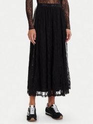 Liu Jo Sport Spódnica midi TF5260 J4951 Czarny Regular Fit. Czarne spódnice Liu Jo Sport, m, bez wzorów, z bawełny, sportowe, midi, sportowe. Za 719.99 zł.