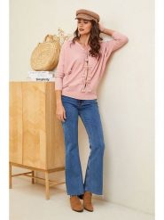 Soft Cashmere Kardigan w kolorze jasnoróżowym rozmiar: 38/40. Różowe kardigany Soft Cashmere, bez wzorów, z kaszmiru. Za 104.99 zł.