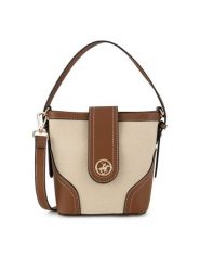Beverly Hills Polo Club Torebka BHPC-C-012-07 Brązowy. Brązowe torebki klasyczne Beverly Hills Polo Club, bez wzorów, z tworzywa sztucznego, bez dodatków. Za 179.99 zł.