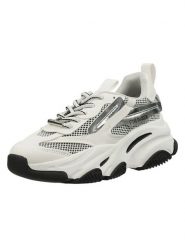 Steve Madden Sneakersy w kolorze srebrno-białym rozmiar: 39. Białe trampki Steve Madden, bez wzorów, z materiału, bez zapięcia. Za 217.99 zł.