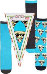 Skarpety Tastic Skarpetki unisex 3-pak Pizza Giftbox Blue. Czarne skarpety Erima, bez wzorów, z bawełny. Za 144.99 zł.