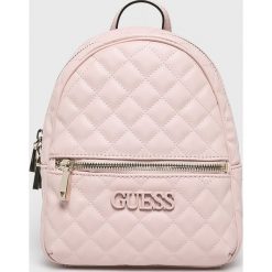 Guess Jeans - Plecak. Żółte plecaki Guess Jeans, z aplikacjami, z bawełny. W wyprzedaży za 449.90 zł.