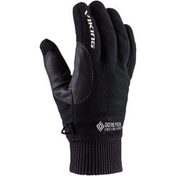 Rękawiczki multifunkcyjne dla dorosłych Viking Solano GORE-TEX. Czarne rękawiczki Viking, bez wzorów, z gore-texu, sportowe. Za 85.00 zł.