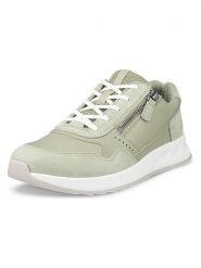 Ecco Skórzane sneakersy "Otm" w kolorze zielonym rozmiar: 40. Zielone trampki ecco, bez wzorów, bez zapięcia. Za 276.05 zł.