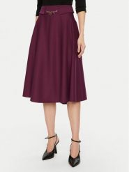 Rinascimento Spódnica midi CFC0121918003 Bordowy Regular Fit. Czerwone spódnice Rinascimento, l, bez wzorów, z syntetyku, midi. Za 229.99 zł.