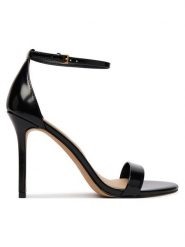 Aldo Sandały Jacynthe 13922267 Czarny. Czarne kozaki Aldo, bez wzorów, ze skóry, bez obcasa, na szpilce, bez zapięcia. Za 339.99 zł.