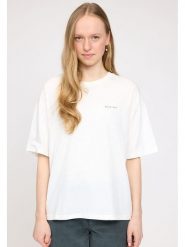 MAZINE Koszulka "Tonya" w kolorze białym rozmiar: S. Białe bluzki MAZINE, s, bez wzorów, z bawełny, bez kołnierzyka, bez ramiączek. Za 43.99 zł.