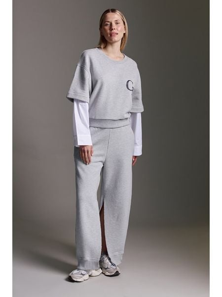 Cotton Candy Bluza w kolorze jasnoszarym rozmiar: XL. Szare bluzy Cotton Candy, xl, bez wzorów, bez kaptura. Za 177.94 zł.