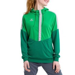 Damska bluza z kapturem Erima Squad. Zielone bluzy Erima, s, bez wzorów, z kapturem. Za 180.05 zł.