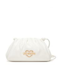 LOVE MOSCHINO Torebka JC4286PP0MKK0100 Biały. Białe listonoszki Love Moschino, bez wzorów, ze skóry, bez dodatków. Za 869.99 zł.