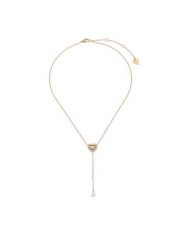 Guess Naszyjnik JUBN06 007JW Złoty. Żółte naszyjniki Guess, ze stali. Za 399.99 zł.