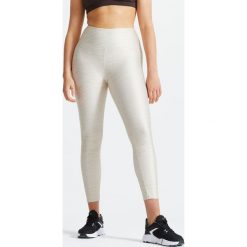 Legginsy fitness damskie Domyos. Niebieskie legginsy DOMYOS, l, bez wzorów, z elastanu. Za 99.99 zł.