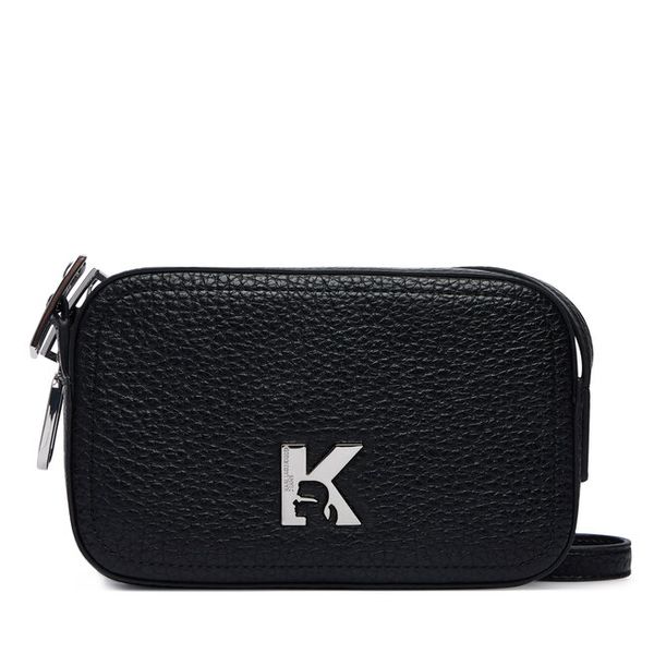 Torebka Karl Lagerfeld Jeans. Czarne listonoszki Karl Lagerfeld Jeans, bez wzorów, z jeansu, bez dodatków. Za 529.99 zł.