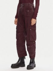 G-Star Raw Spodnie materiałowe Cargo 3D D27025-D388 Fioletowy Boyfriend Fit. Fioletowe spodnie materiałowe G-Star Raw, bez wzorów, z bawełny. Za 779.99 zł.