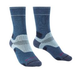 BRIDGEDALE Skarpety damskie HIKE MID MERINO E-L ( 41-43)-Niebieski. Niebieskie skarpety Bridgedale, bez wzorów, z elastanu. Za 62.90 zł.