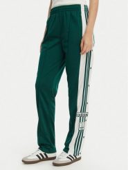 Adidas Spodnie dresowe Adibreak KD6327 Zielony Loose Fit. Zielone spodnie dresowe Adidas, xs, bez wzorów, z dresówki. Za 329.99 zł.