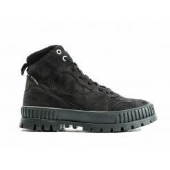 Buty Palladium Pallashock Hi Snk Czarny Damskie. Czarne trekkingi Palladium, z nubiku, trekkingowe. Za 599.85 zł.