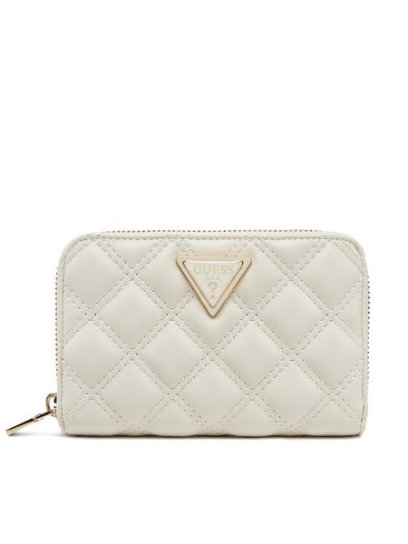 Guess Portfel SWQG87 48140 Biały. Białe portfele Guess, z aplikacjami, ze skóry. Za 159.99 zł.