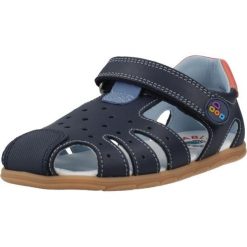 Sandały PABLOSKY 067320P Niebieski. Niebieskie sandały PABLOSKY, bez wzorów, ze skóry, sportowe, bez obcasa, bez zapięcia. Za 259.99 zł.