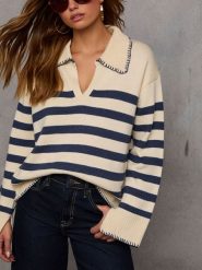 Milan Kiss Sweter w kolorze beżowym rozmiar: L. Brązowe swetry Milan Kiss, l, bez wzorów, bez ramiączek. Za 152.99 zł.