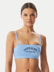 Calvin Klein Underwear Biustonosz top LV00QF8710 Niebieski. Niebieskie biustonosze Calvin Klein Underwear, m, bez wzorów, z bawełny, bez kołnierzyka, bez ramiączek. Za 189.99 zł.