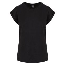 Koszulka damska Urban Classics extended shoulder (x2). Czarne koszulki sportowe Urban Classics, bez wzorów, bez ramiączek. Za 149.50 zł.