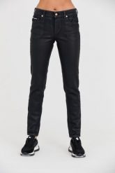 JUST CAVALLI Skinny Czarne damskie jeansy z połyskiem, Rozmiar 26. Czarne jeansy Just Cavalli, bez wzorów. W wyprzedaży za 799.99 zł.
