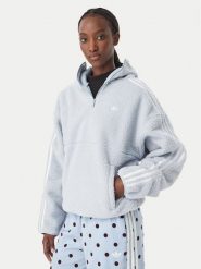 Adidas Bluza Adiluna Season 2 X Jennie Fleece Hoodie Jacket LD8925 Niebieski jasny Regular Fit. Niebieskie bluzy Adidas, l, bez wzorów, z syntetyku, bez kaptura. Za 439.99 zł.