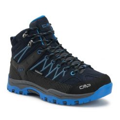 Buty trekkingowe juniorskie CMP Rigel Mid Wp. Niebieskie trekkingi CMP, trekkingowe. Za 279.99 zł.