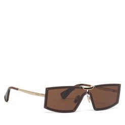 Okulary przeciwsłoneczne Max Mara. Brązowe okulary przeciwsłoneczne Max Mara, bez wzorów. Za 789.99 zł.